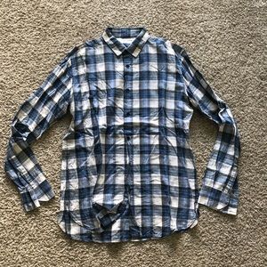 Saint Laurent Men’s Madras ButtonDown